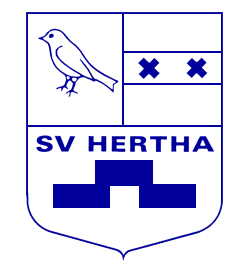 Historisch clublogo voetbalvereniging Hertha uit Vinkeveen