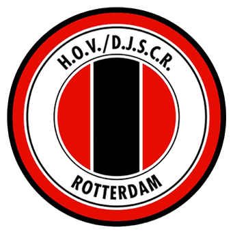 Clublogo voetbalvereniging HOV/DJSCR uit Rotterdam