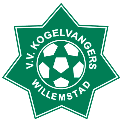 Clublogo voetbalvereniging VV Kogelvangers uit Willemstad