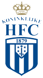 Historisch clublogo voetbalvereniging Koninklijke HFC uit Haarlem