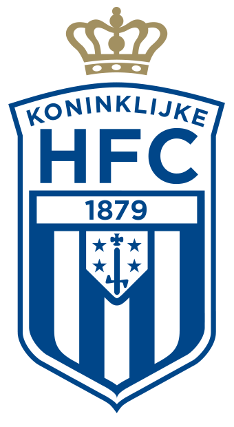 Clublogo voetbalvereniging Koninklijke HFC uit Haarlem