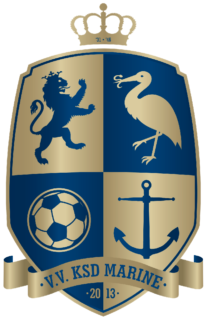 Clublogo voetbalvereniging KSD-Marine uit Den Haag
