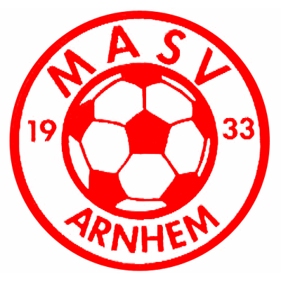 Clublogo voetbalvereniging MASV uit Arnhem