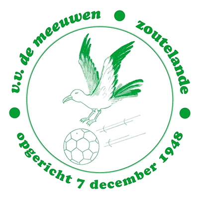 Clublogo voetbalvereniging VV De Meeuwen uit Zoutelande