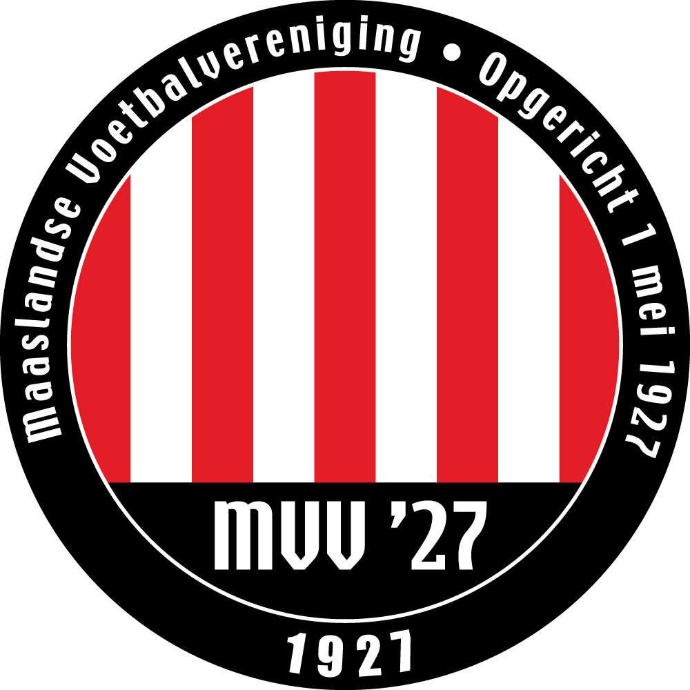 Historic club logo football club MVV '27 from Maasland
