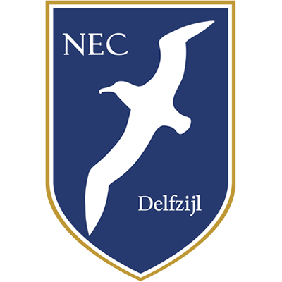 Clublogo voetbalvereniging NEC Delfzijl
