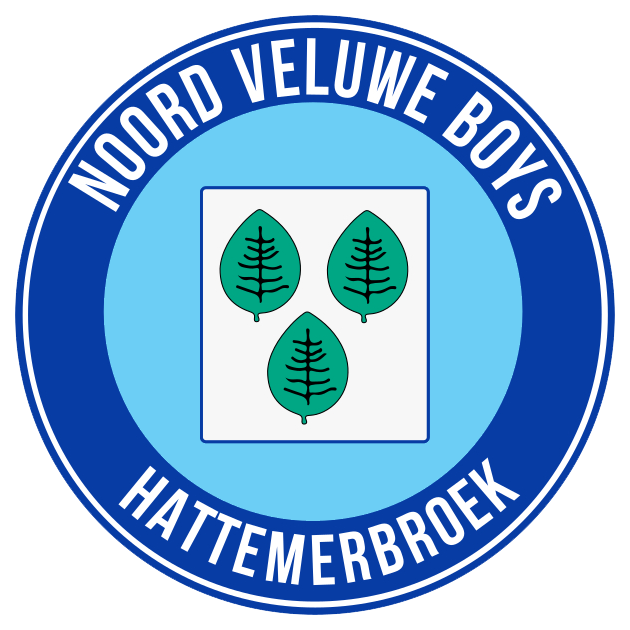 Clublogo voetbalvereniging Noord Veluwe Boys uit Hattemerbroek