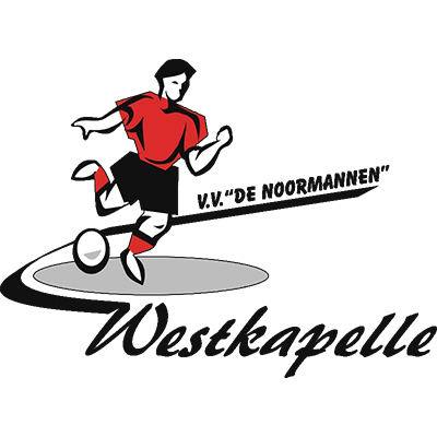 Historisch clublogo voetbalvereniging De Noormannen uit Westkapelle