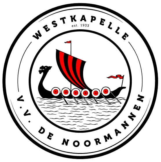 Clublogo voetbalvereniging De Noormannen uit Westkapelle