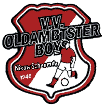 Clublogo voetbalvereniging Oldambtster Boys uit Nieuw Scheemda