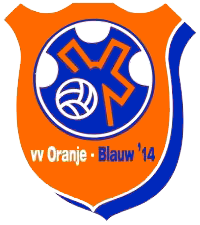 Clublogo voetbalvereniging VV Oranje-Blauw '14 uit Heijningen