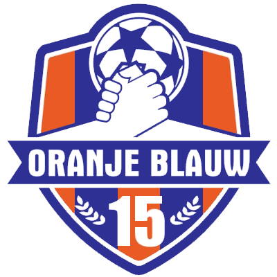 Clublogo voetbalvereniging Oranje Blauw '15 uit Posterholt