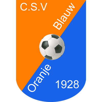 Clublogo voetbalvereniging CSV Oranje Blauw uit Nijmegen