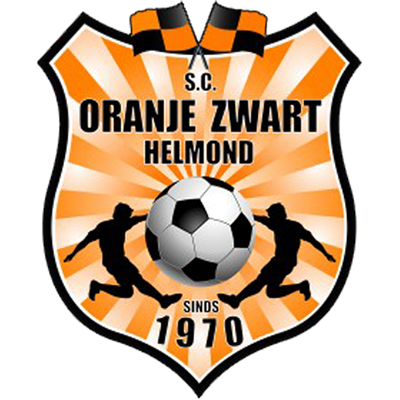 Clublogo voetbalvereniging Oranje Zwart Helmond