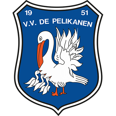 Clublogo voetbalvereniging VV De Pelikanen uit Appingedam