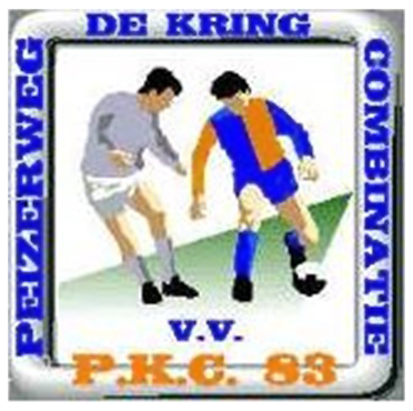Historisch clublogo voetbalvereniging PKC '83 uit Groningen