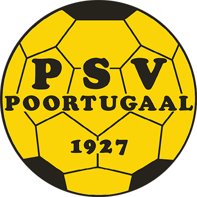 Clublogo voetbalvereniging PSV Poortugaal