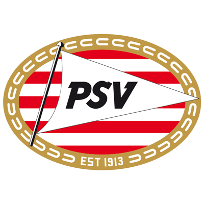 Clublogo voetbalvereniging PSV uit Eindhoven