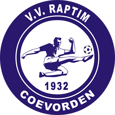 Clublogo voetbalvereniging VV Raptim uit Coevorden