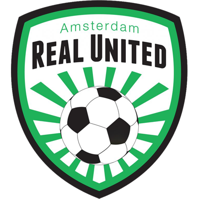 Clublogo voetbalvereniging Real United uit Amsterdam