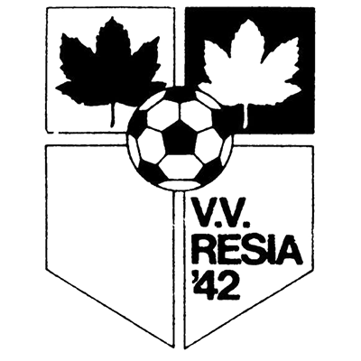 Historisch clublogo voetbalvereniging VV RESIA '42 uit Wellerlooi