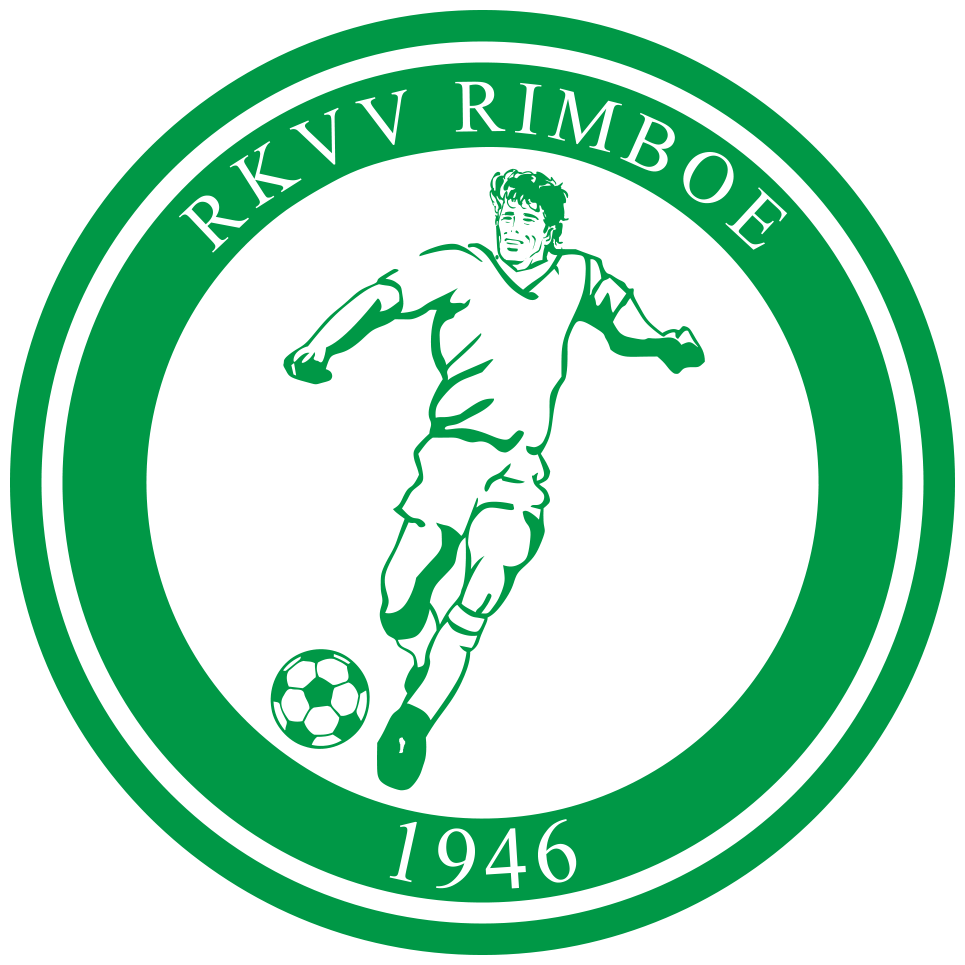 Historisch clublogo voetbalvereniging RKVV Rimboe uit Wouwse Plantage