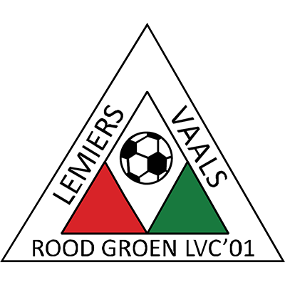 Clublogo voetbalvereniging Rood Groen LVC '01 uit Vaals