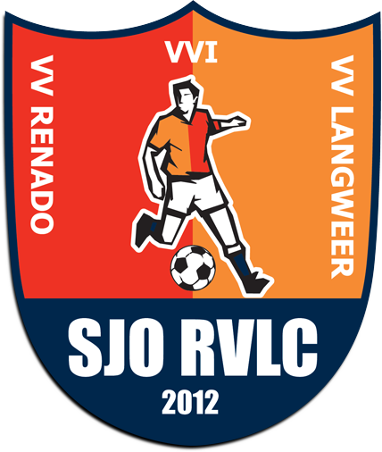 Clublogo voetbalvereniging SJO RVLC uit St.Nicolaasga en Idskenhuizen en Langweer
