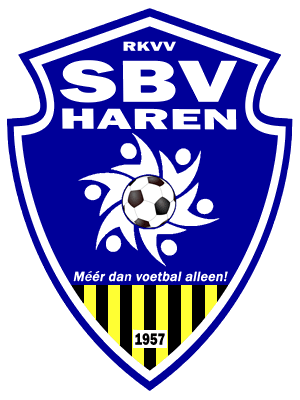 Clublogo voetbalvereniging RKVV SBV uit Haren, NB