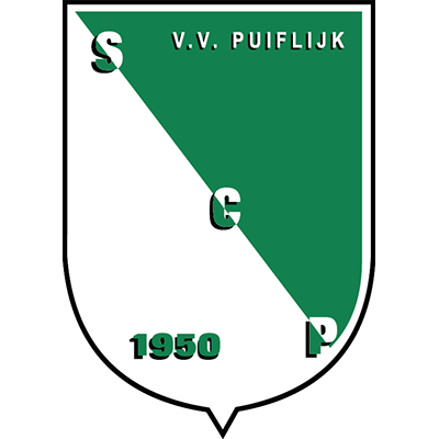 Historic club logo football club VV SCP from Puiflijk