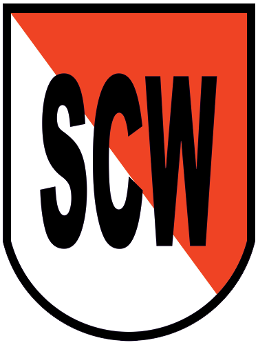 Clublogo voetbalvereniging SCW uit Rijsenhout