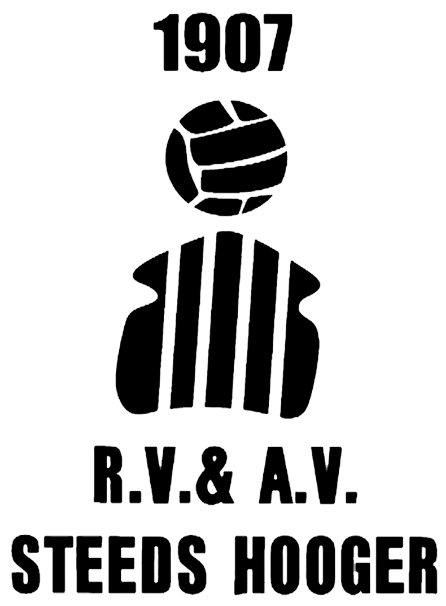 Historisch clublogo voetbalvereniging RV&AV Steeds Hooger uit Rotterdam