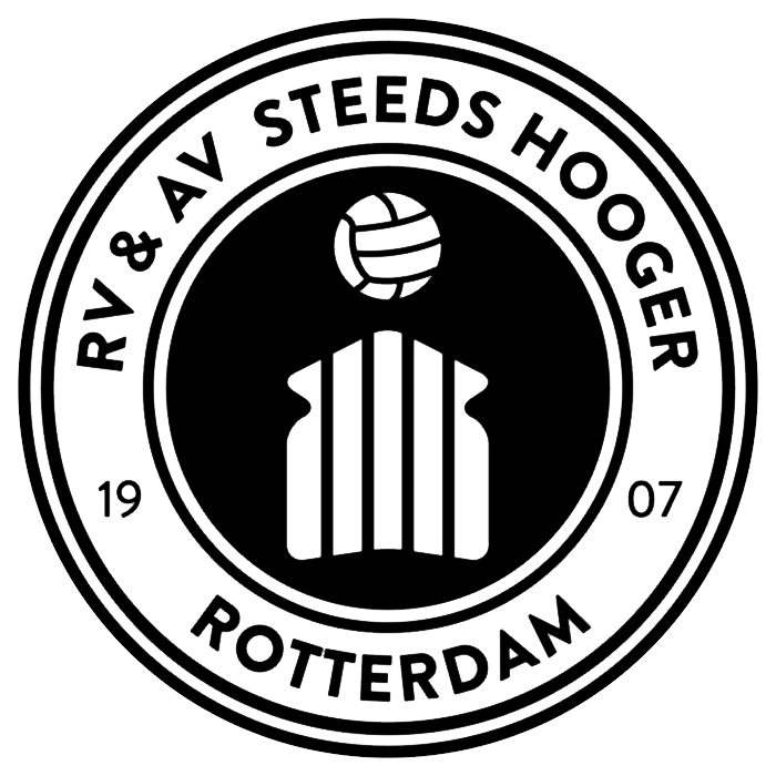 Clublogo voetbalvereniging RV&AV Steeds Hooger uit Rotterdam