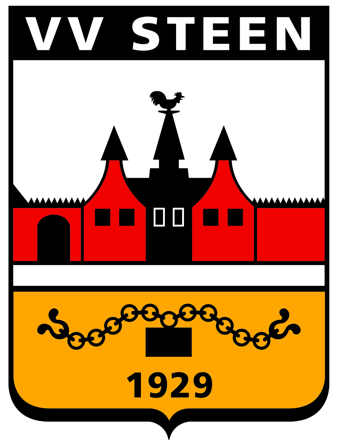 Club logo football club VV Steen uit Sint Jansteen