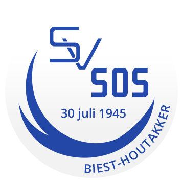 Clublogo voetbalvereniging SVSOS uit Biest Houtakker