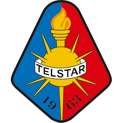 Clublogo voetbalvereniging Telstar uit Velsen-Zuid
