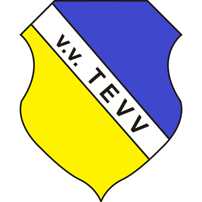 Clublogo voetbalvereniging TEVV uit Tweede Exloermond
