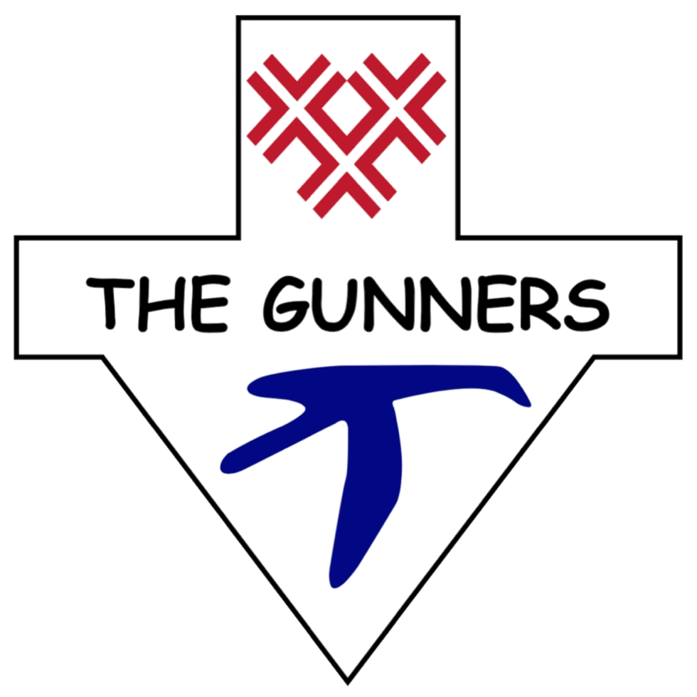 Clublogo voetbalvereniging The Gunners uit Breda
