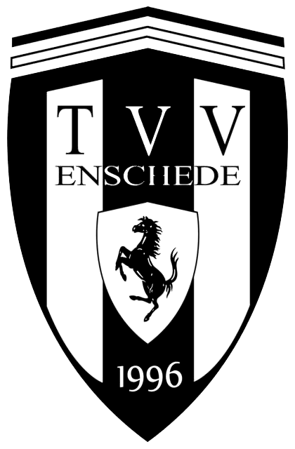 Historisch clublogo voetbalvereniging TVV uit Enschede
