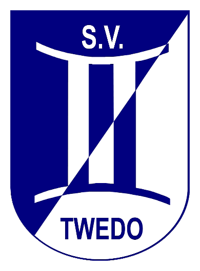 Clublogo voetbalvereniging Twedo uit Nieuw Amsterdam/Veenoord