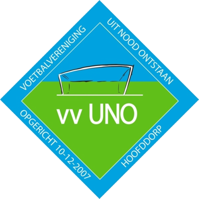 Clublogo voetbalvereniging vv UNO uit Hoofddorp