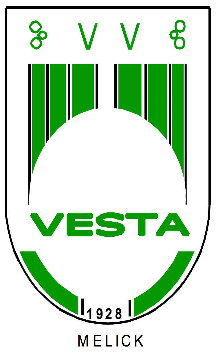 Clublogo voetbalvereniging VV Vesta uit Melick