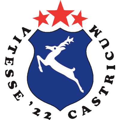 Historisch clublogo voetbalvereniging Vitesse '22 uit Castricum