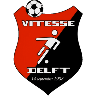 Historisch clublogo voetbalvereniging Vitesse Delft