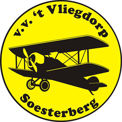 Clublogo voetbalvereniging VV 't Vliegdorp uit Soesterberg