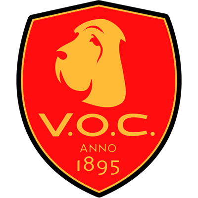 Historisch clublogo voetbalvereniging VOC uit Rotterdam