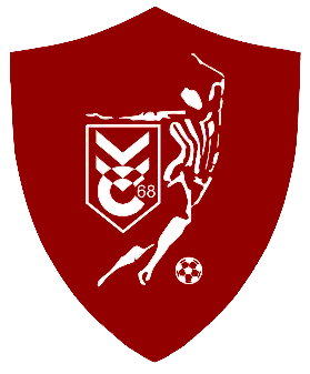 Clublogo voetbalvereniging VVC '68 uit Halsteren