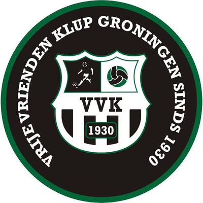 Clublogo voetbalvereniging VVK uit Groningen