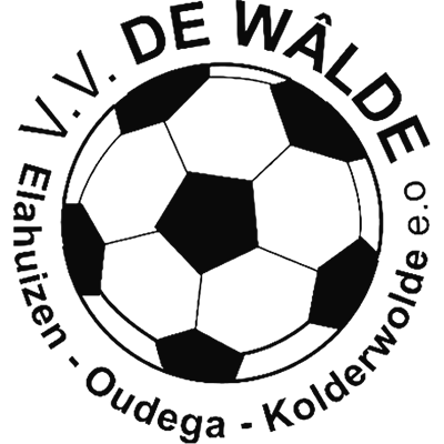 Clublogo voetbalvereniging De Wâlde uit Oudega/Elahuizen