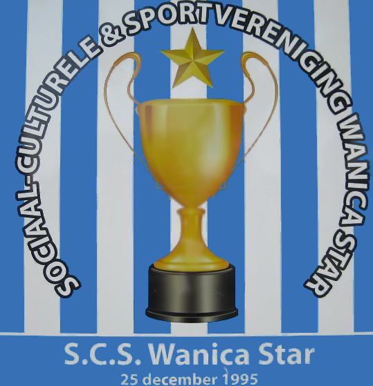 Historisch clublogo voetbalvereniging SCS Wanica Star uit Den Haag